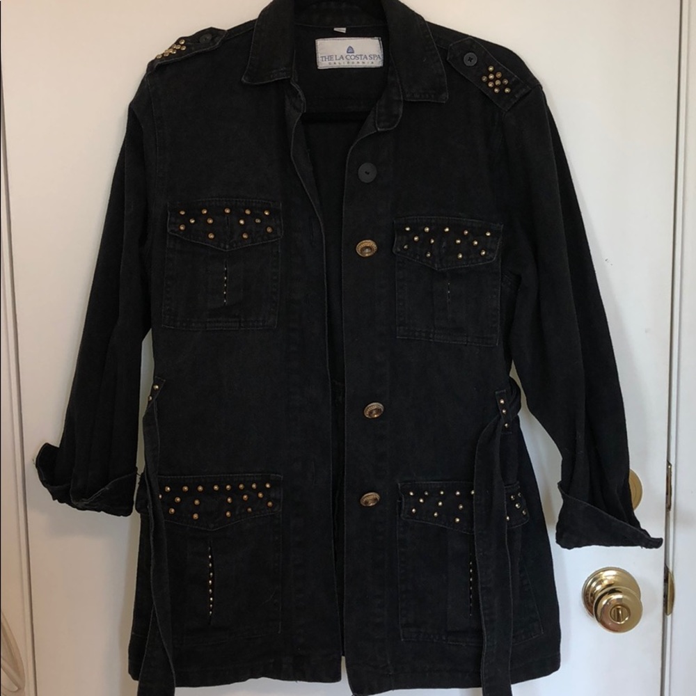 Vintage Black Jean Jacket